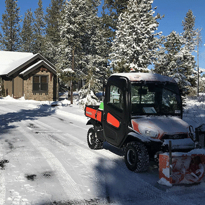 Snow removal services in Bend Oregon by Tightline Painting